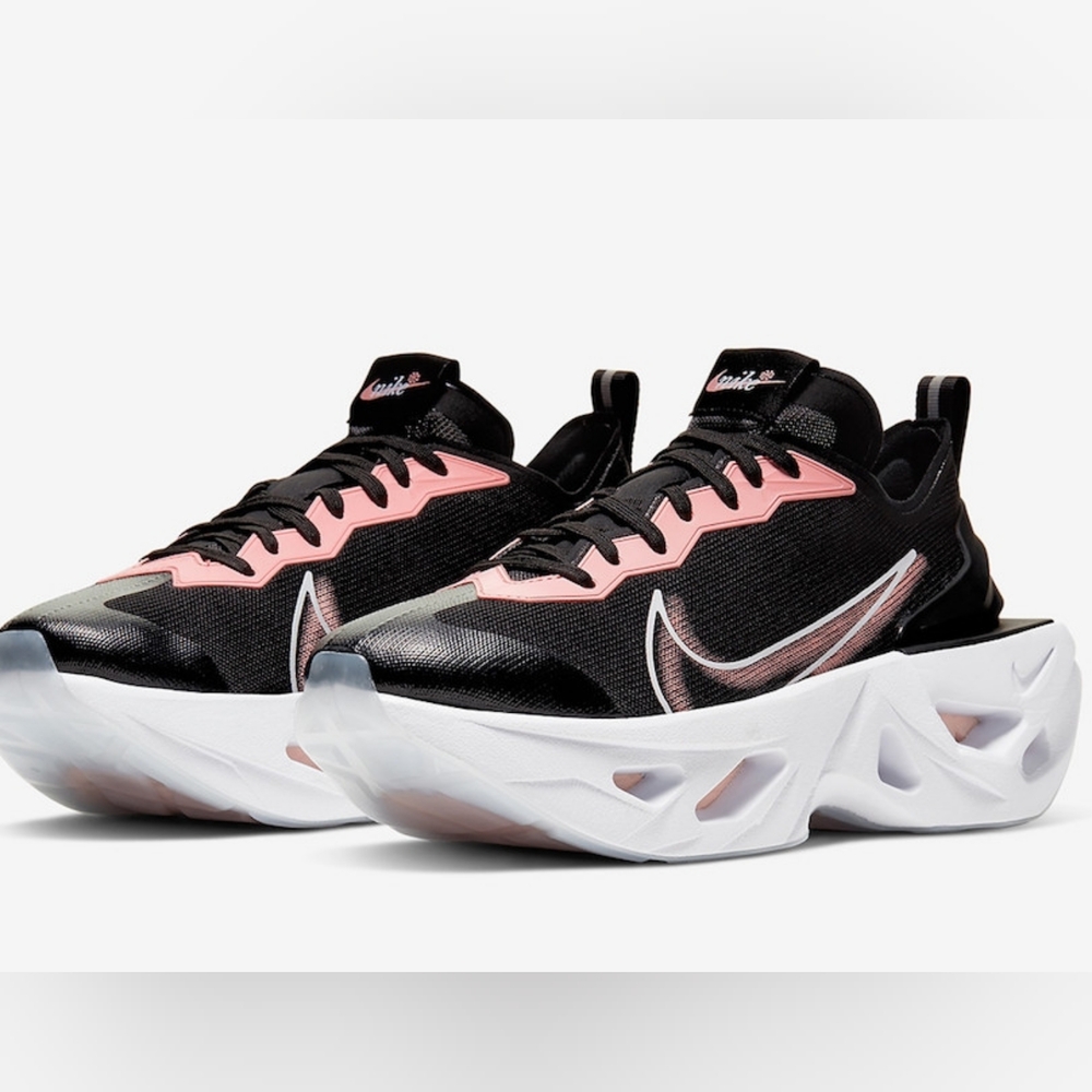 Nike Zoom x Vista Grind Off Noir Coral Futuristic Platform Sneakers Size 9